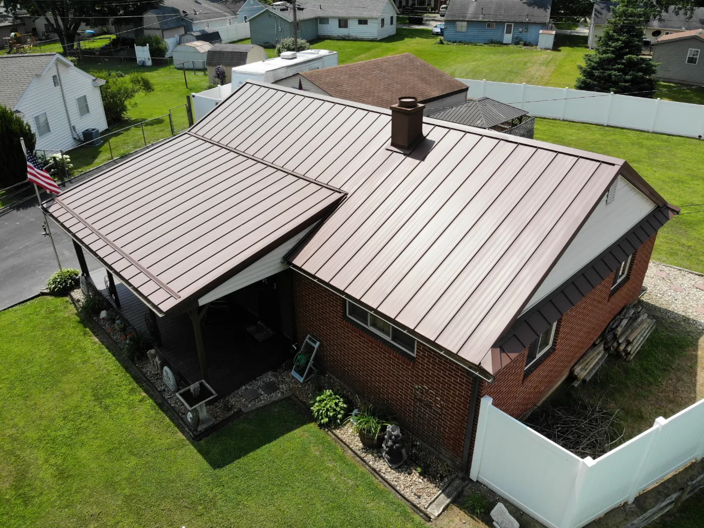 Commercial roof inspection documented in Van Buren